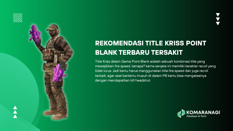 Title Kriss Point Blank Zepetto Tersakit dan Lurus