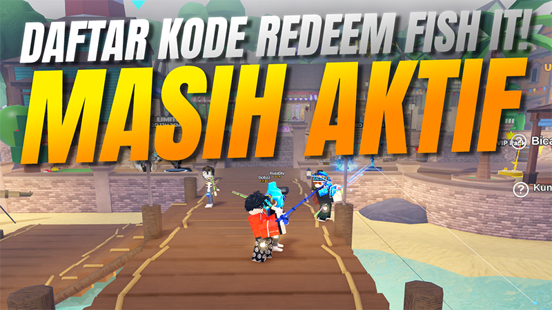 Fish It Codes - Daftar Kode Redeem Game Fish It di Roblox yang masih aktif