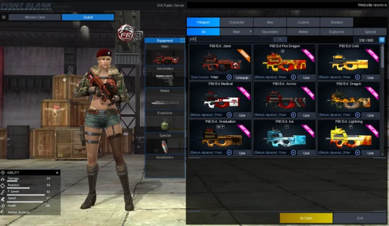 Kumpulan Title P90 Point Blank paling Terbaru