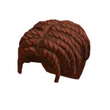 Sideswept Dreads - Red