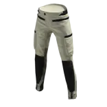 Textured Leather Pants - White