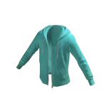 Zip Hoodie - Teal