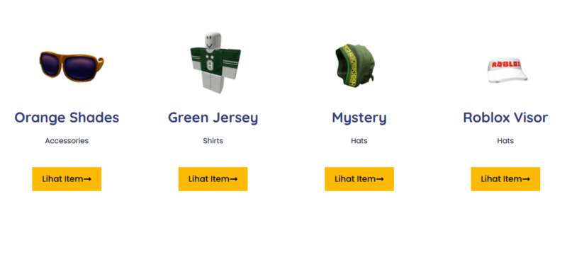 Mamang Roblox - Items