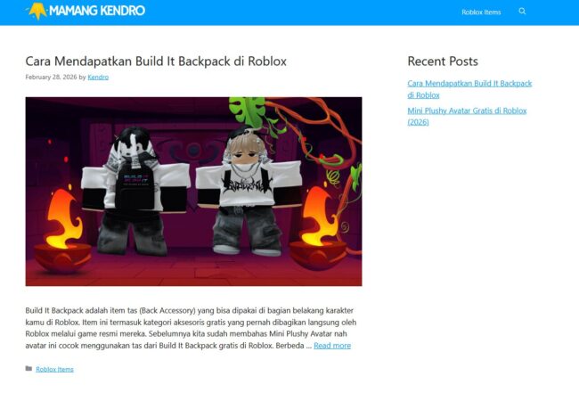 Pengertian Mamang Kendro